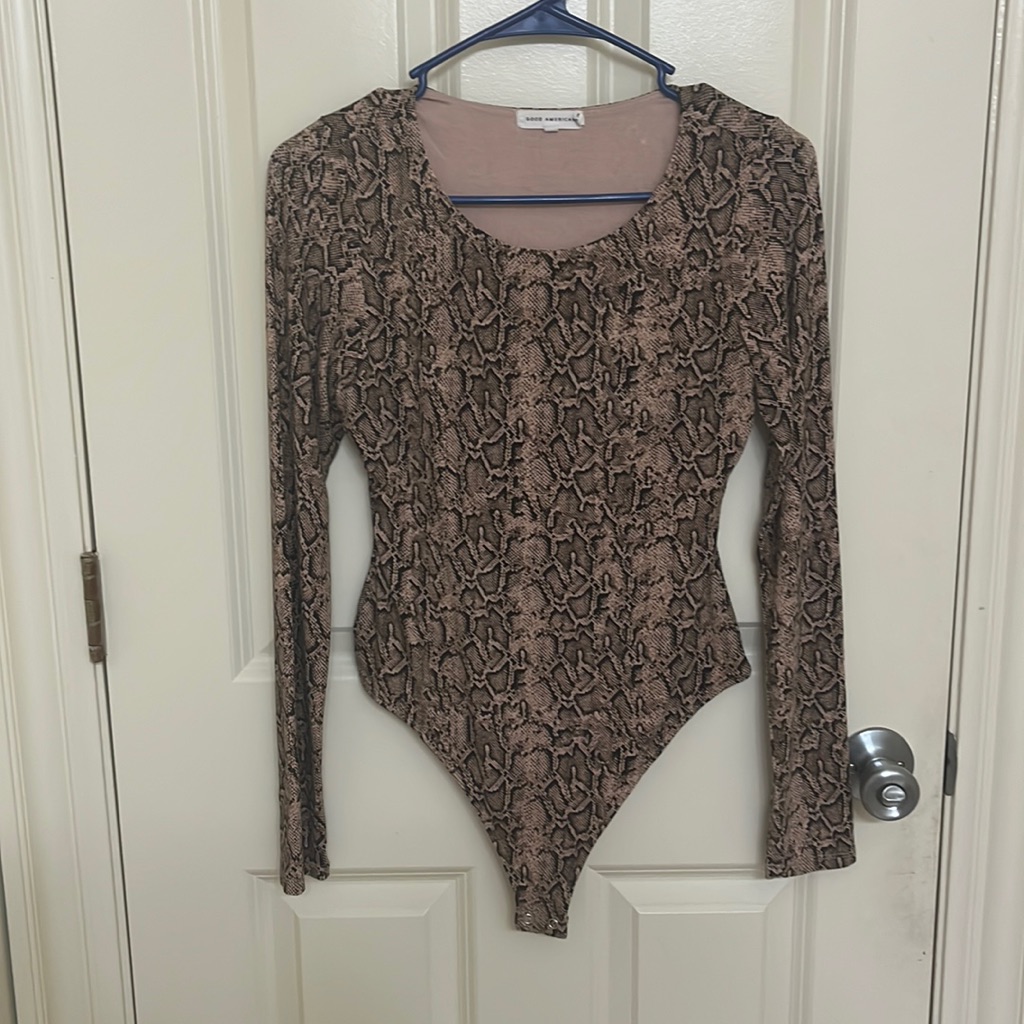Good American Python Bodysuit